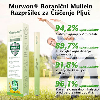 Vrhunski slovenski izdelek z domačo dostavo 🥇 Murwon® zeliščni parni inhalator za čiščenje pljuč 🍋 (👨‍⚕️ Učinkovita pomoč pri kašlju, vnetju grla, težkem dihanju, nastajanju sluzi, zamašenem nosu, bronhitisu, alergijskih simptomih in težavah s pljuči) ❤️