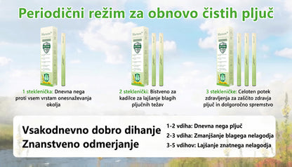 Vrhunski slovenski izdelek z domačo dostavo 🥇 Murwon® zeliščni parni inhalator za čiščenje pljuč 🍋 (👨‍⚕️ Učinkovita pomoč pri kašlju, vnetju grla, težkem dihanju, nastajanju sluzi, zamašenem nosu, bronhitisu, alergijskih simptomih in težavah s pljuči) ❤️