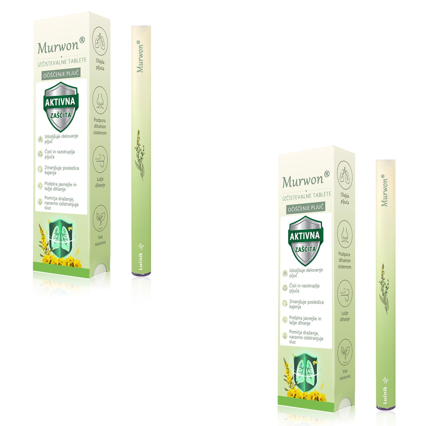 Vrhunski slovenski izdelek z domačo dostavo 🥇 Murwon® zeliščni parni inhalator za čiščenje pljuč 🍋 (👨‍⚕️ Učinkovita pomoč pri kašlju, vnetju grla, težkem dihanju, nastajanju sluzi, zamašenem nosu, bronhitisu, alergijskih simptomih in težavah s pljuči) ❤️