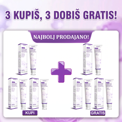 🇸🇮 Dermatološko priporočeno🥇 | 🍇Vitalisys® PDRN multi-peptidna masažna telesna kreme – Proti staranju, vlažilna, učvrstitvena, obbujevalna, izravnalna, za odstranjevanje aken in madežev, odstranjevanje bradavic in materinih znamenj, lajšanje luskavice.❤️
