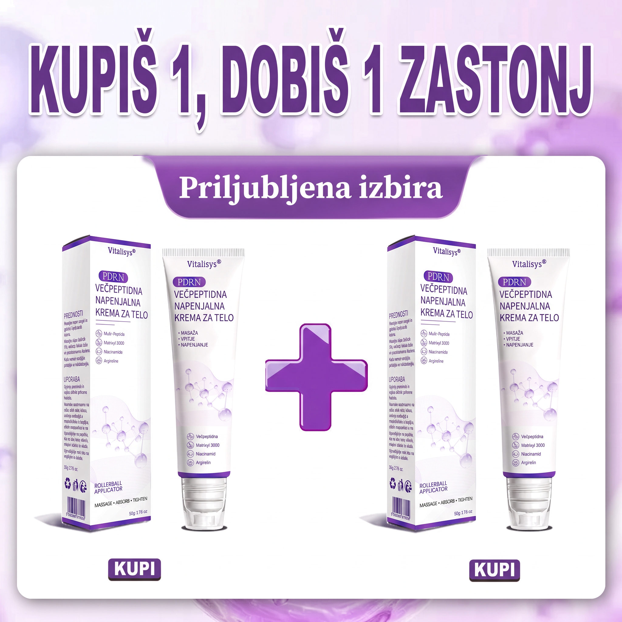 2 škatli — Kupite 1 prejmite 1 brezplačno