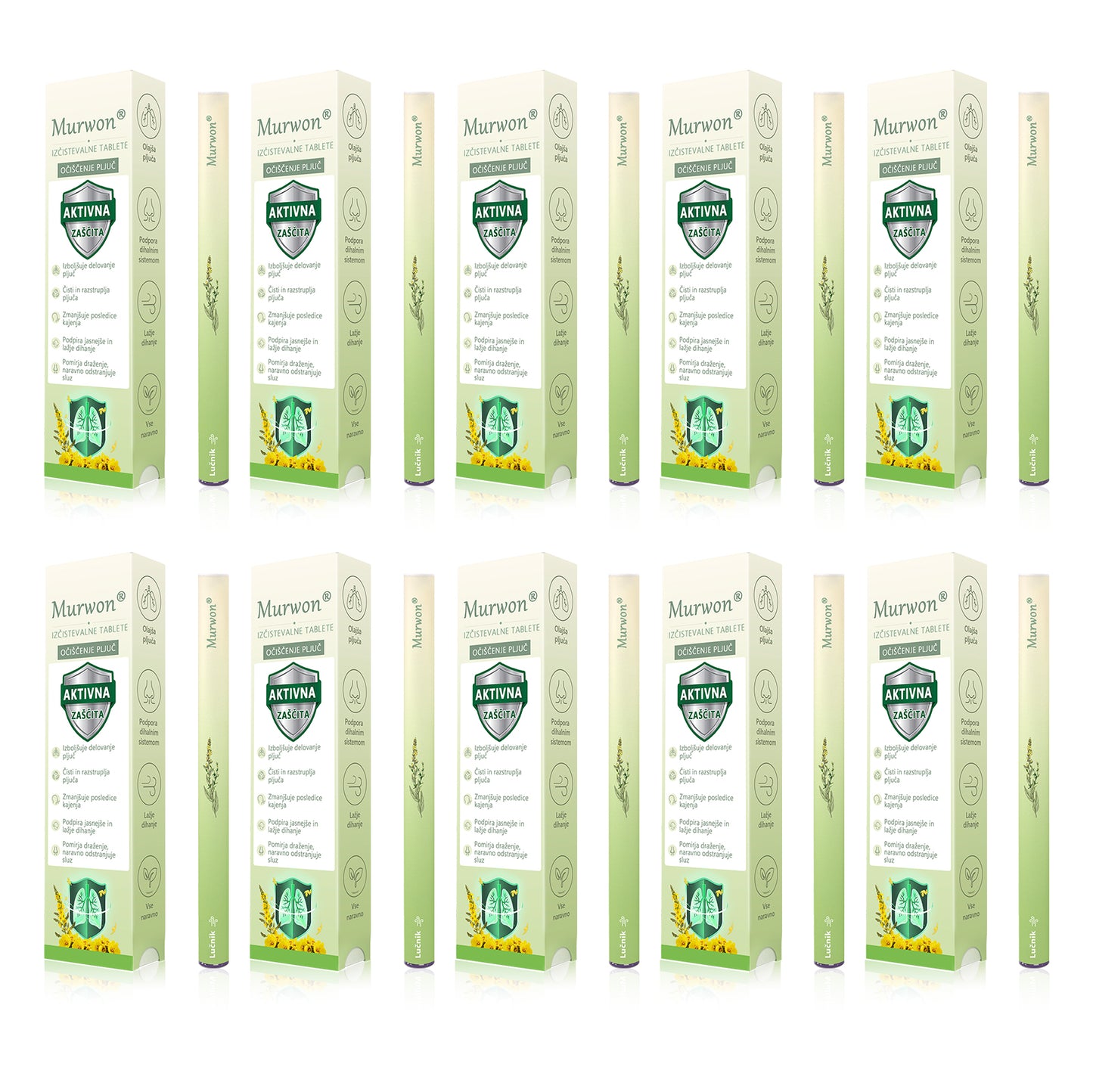 Vrhunski slovenski izdelek z domačo dostavo 🥇 Murwon® zeliščni parni inhalator za čiščenje pljuč 🍋 (👨‍⚕️ Učinkovita pomoč pri kašlju, vnetju grla, težkem dihanju, nastajanju sluzi, zamašenem nosu, bronhitisu, alergijskih simptomih in težavah s pljuči) ❤️